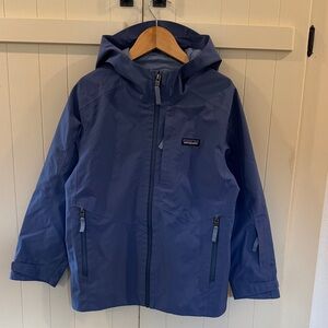 Patagonia Kids Goretex Snowboard Ski Blue Storm Shift Jacket Medium 10 Yr Recco